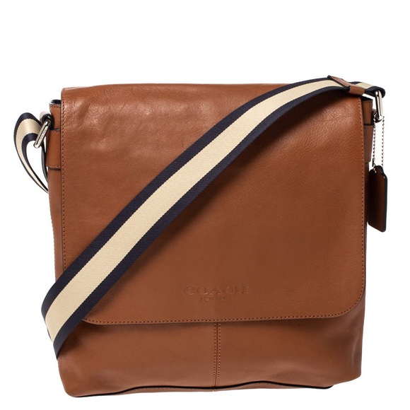 12.5” Coach Men’s Messenger Map Bag - Picture 1 of 7